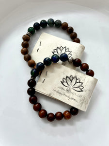 Sale Chrysocolla wrist mala