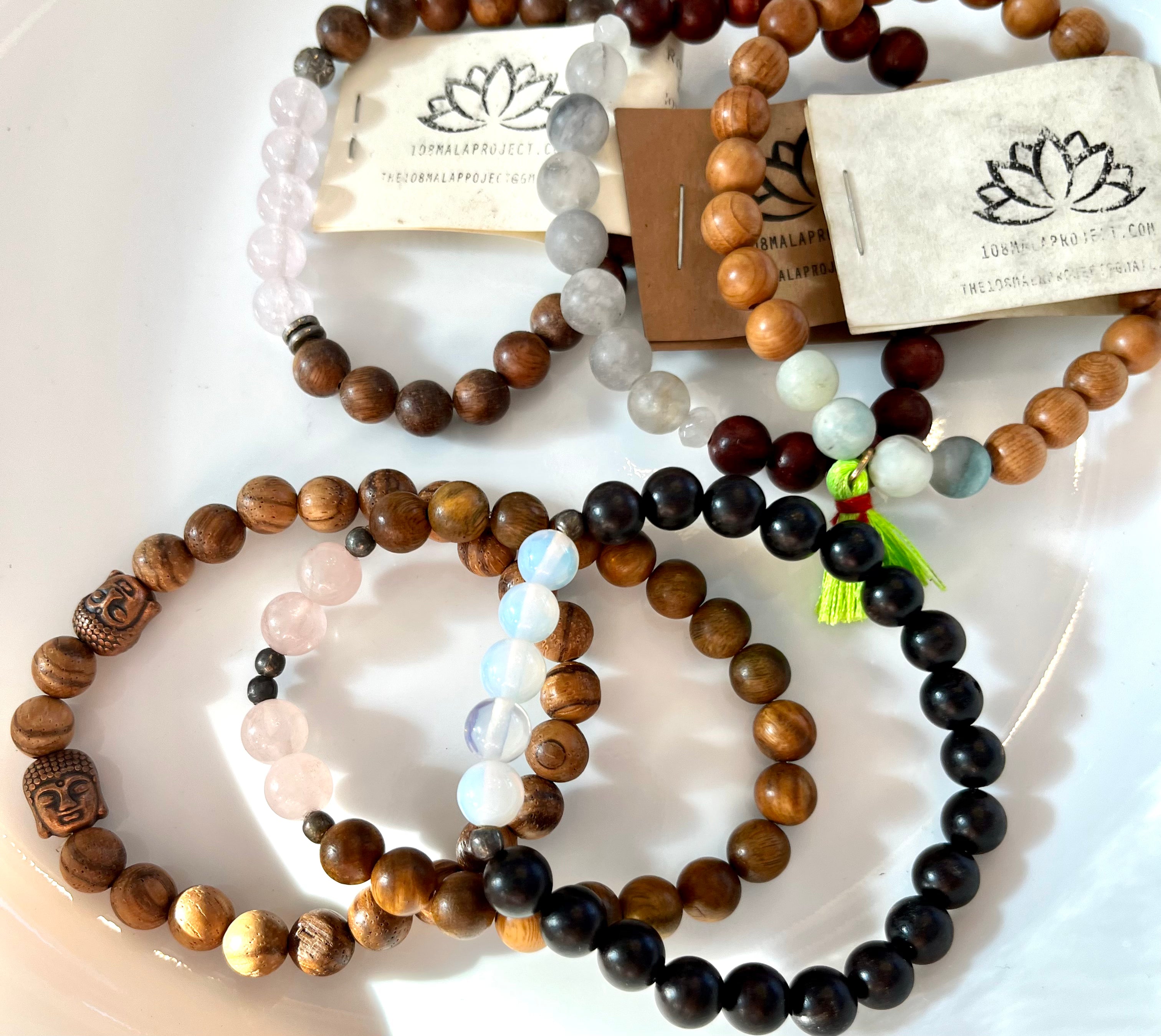 Sale favourite stone wrist malas 108 Mala Project